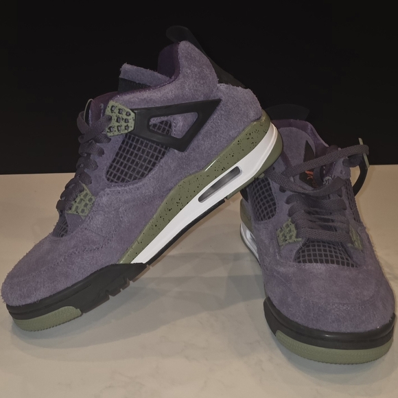 Other - Brand New Never Worn!! Size 8 Air Jordan 4 Retro Mid Canyon Purple Suede